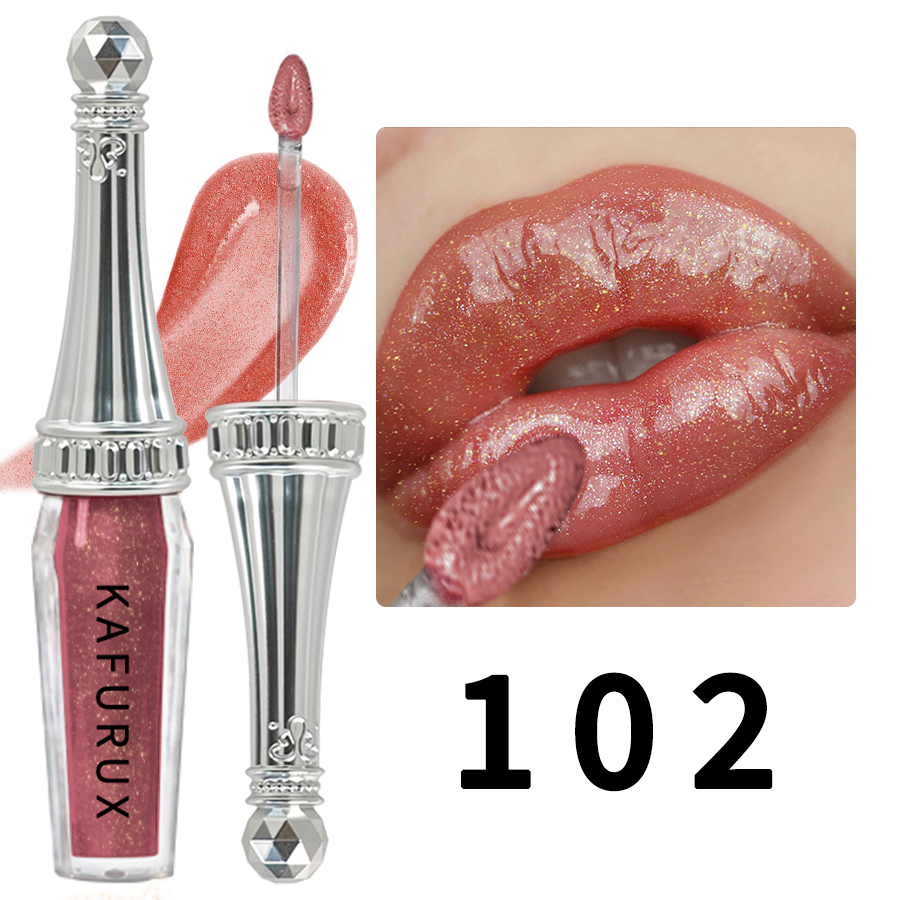 6 cores glitter batons líquidos shimmer brilhante lipgloss perolado matiz labial hidratante longa duração maquiagem esmalte labial para wom — image 10