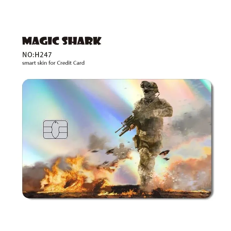 2026 New Cute Holographic Mouse Cat No Fade Laser Reflective Front Skin Cover Skin Sticker for Credit Card Debit Bank Card