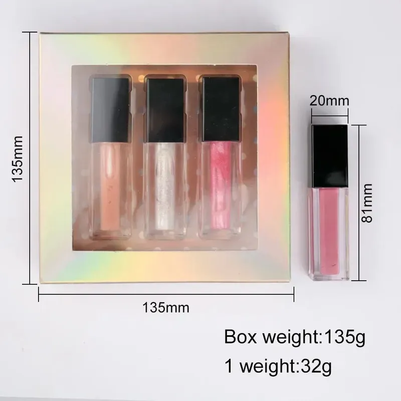 純素化妝套裝自有品牌液體唇膏防水無殘忍套件 De Maquillaje 化妝套件訂製標誌