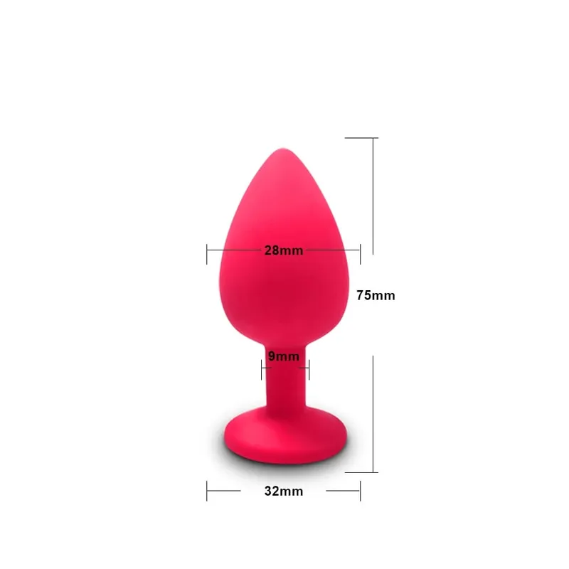 S/m/l plug anal vibrador de bunda feminino/homem silicone macio em forma redonda bala erótica anal plug bala gay brinquedos sexuais para adultos — image 25