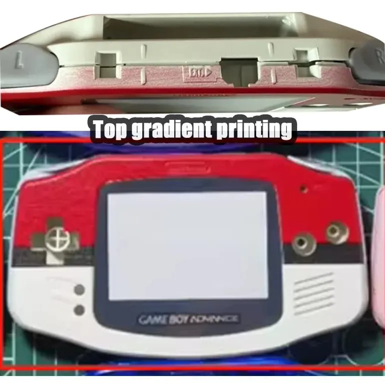 Pokémon GBA Shell IPS Conjunto completo de capa para console GBA Case Shell