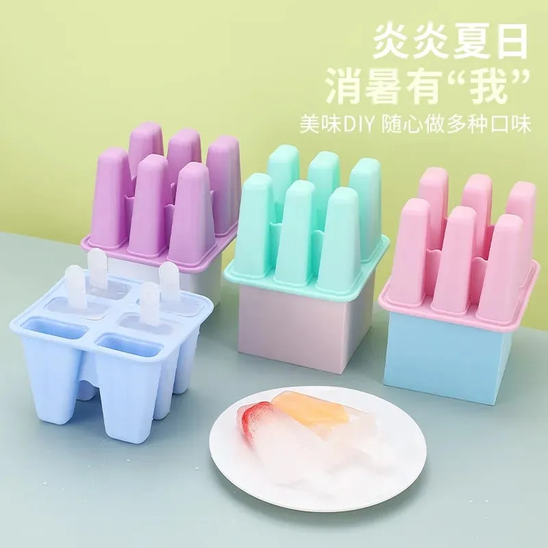 冰棒模具 6 件矽膠冰棒模具不含 BPA 冰棒模具可重複使用易脫模冰棒製作 — image 8