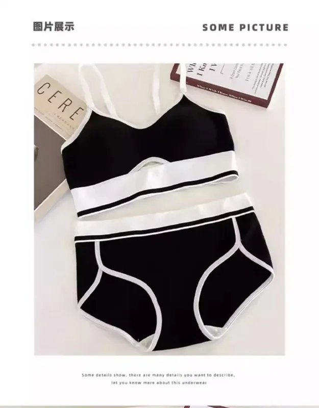 Seamless Sports Bralette Teens Wireless Anti-Sagging Thin Cup Small Chest Support Racerback Lightweight Bra Set lingerie — image 13