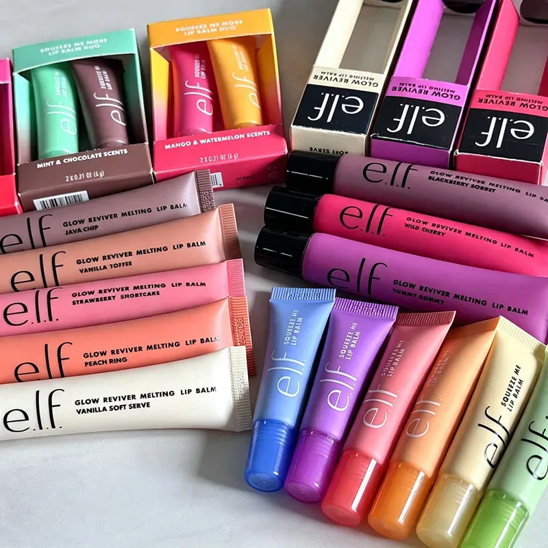 Preço Especial Elf blush líquido de dupla utilização, brilho labial, hidratação persistente, criar pó iluminador natural, blush líquido, cosméticos