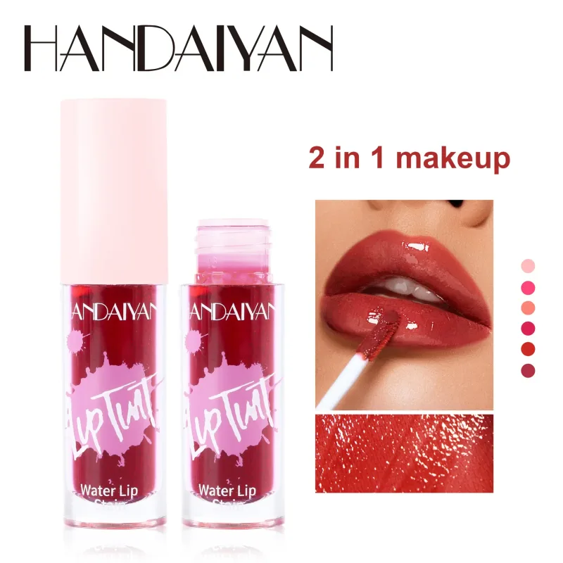 Multi-use 6 Colors Lip Gloss Cheek Tint Long Lasting Moisturizing Lip Dye Blush Makeup Lip Stain Glossy Lipgloss Cosmetics — image 3
