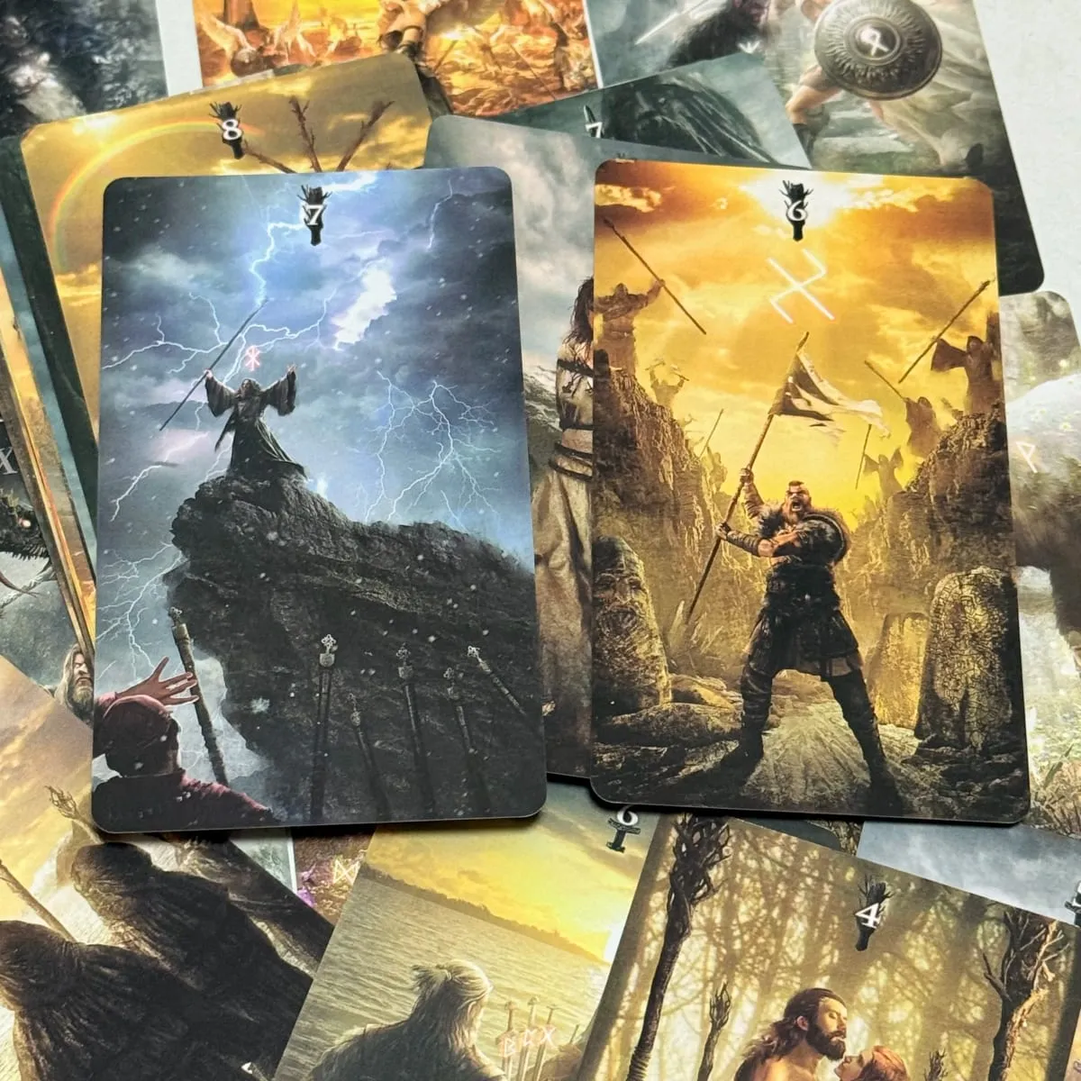 Cartas de tarô rúnico versão russa 80 cartas jogo de tabuleiro — image 6