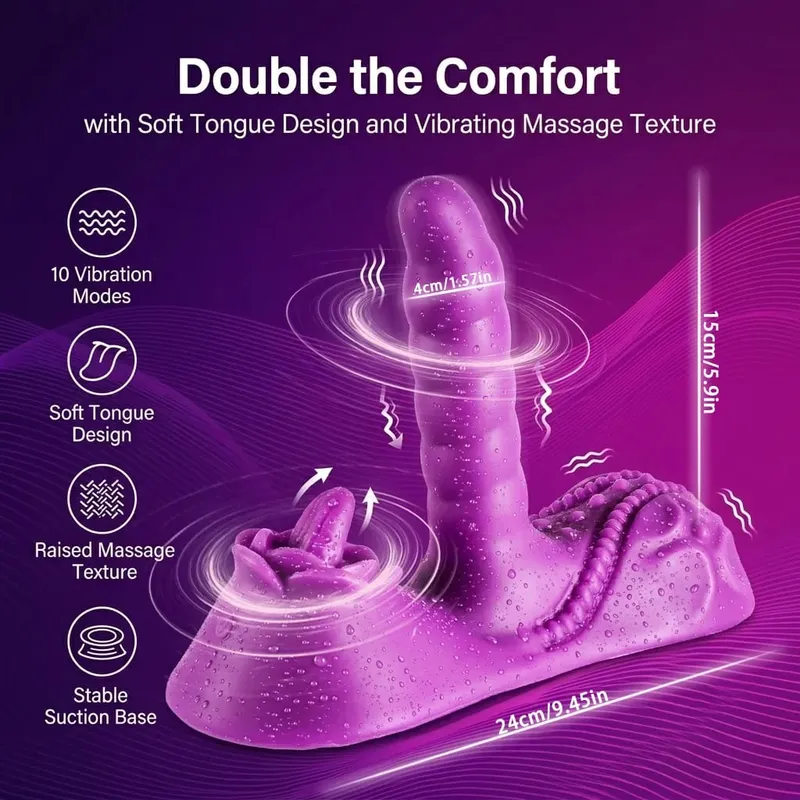 Vibrador para mulheres impulso automático vibração almofada controle remoto lambendo anal g-ponto estimulação brinquedos sexuais para prazer feminino