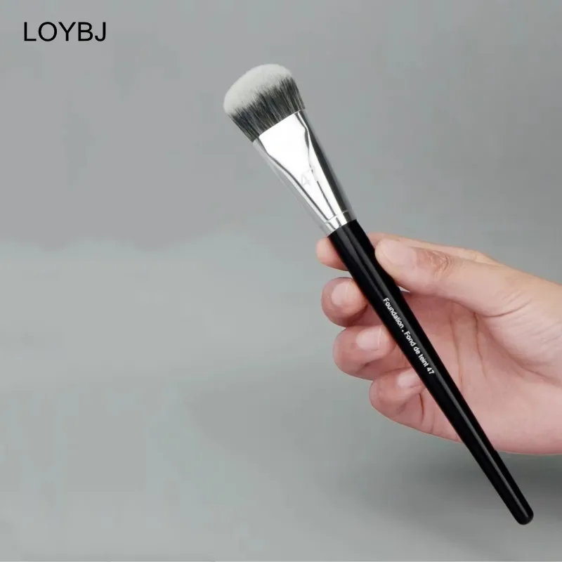 1-10 pçs pro fundação escova 47 cabeça de vassoura profissional base líquida creme corretivo pincéis feminino rosto base ferramentas de maquiagem