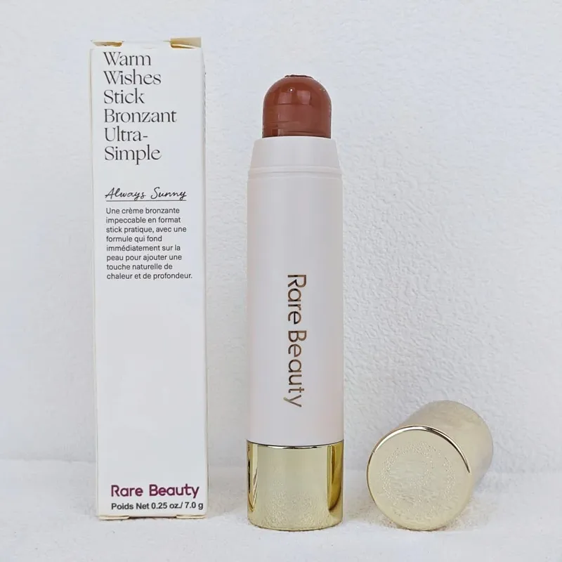 Rare Beauty Serene Gentle Mellow Solac Liquid Bronzer Shade Face Contour Smooth Highlight Mirror Lasting Natural Shadow Makeup