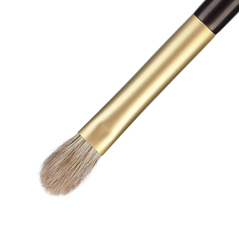 SD09 Pincel de maquiagem artesanal profissional, pincel grande para sombra de olhos, cabra macia, cabelo de raposa vermelha, pincéis de maquiagem — image 3