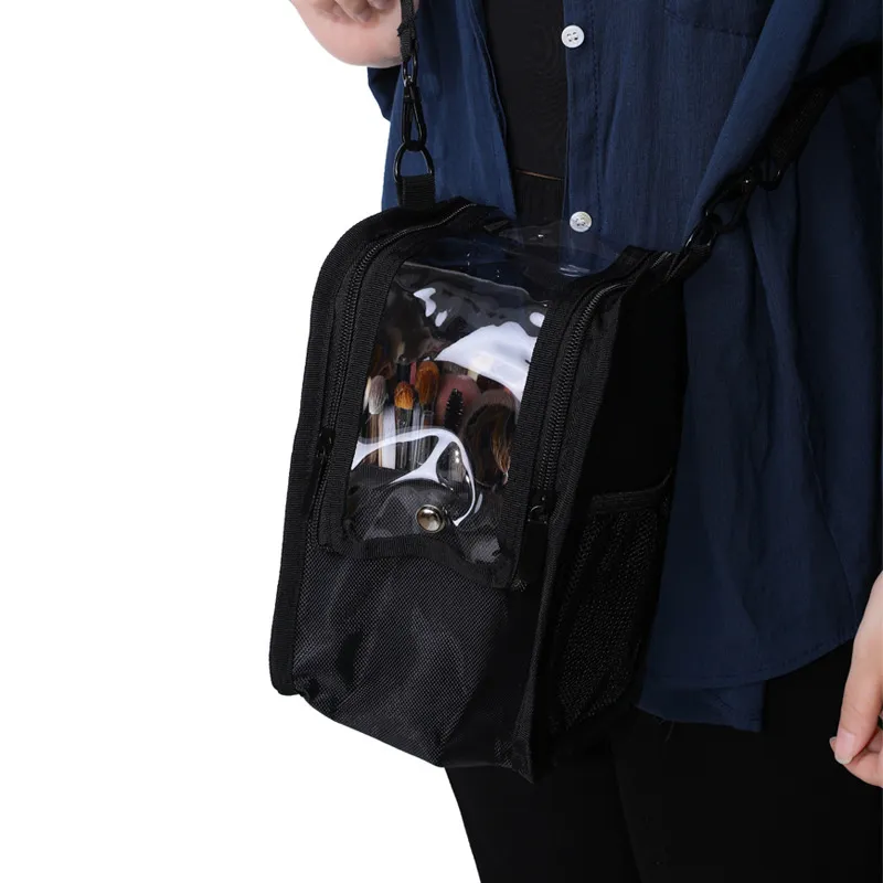 Estojo organizador para pincéis de maquiagem, suporte para pincéis de maquiagem, bolsa de armazenamento de cosméticos com alça à prova de poeira, estojo de ferramentas de maquiagem — image 6