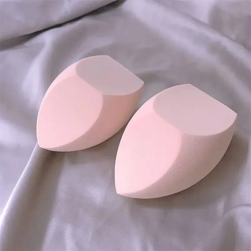 Esponja de maquiagem de tamanho grande, molhado e seco, dupla utilização, base macia, esponja de pó, creme suave, acessórios de ferramentas de maquiagem