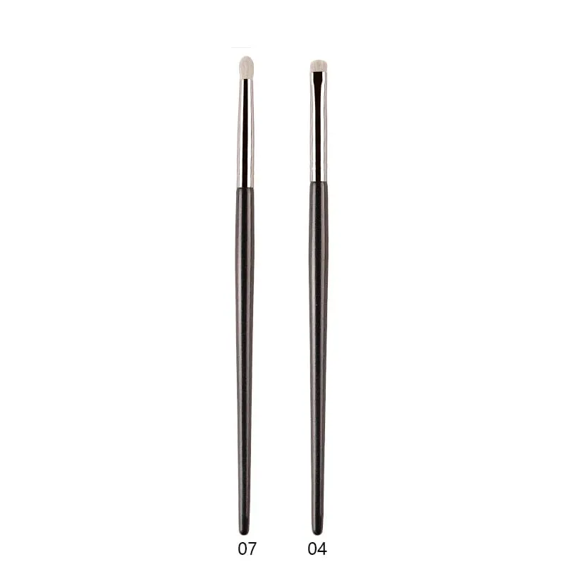 1pc White Pony Hair Eyeshadow Makeup brushes Small Smudge Precision Crease Detail Bevel Eye Shadow Make up brush Liner Lip