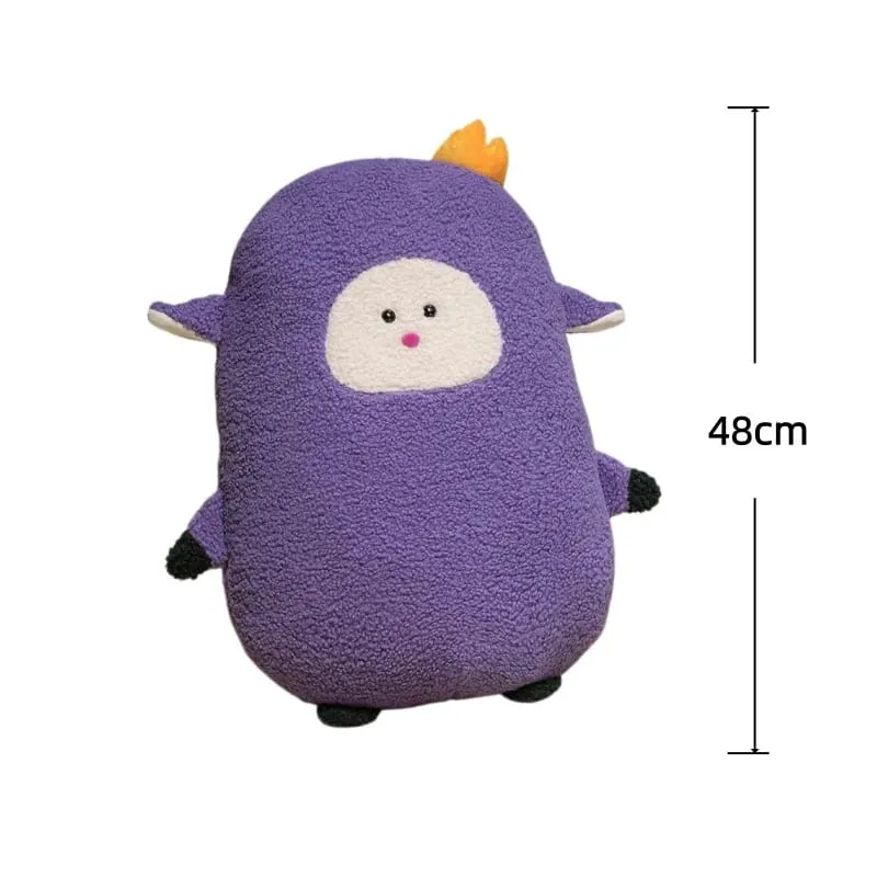 Oreiller en peluche série animaux, léopard, éléphant, pingouin, coussin en peluche, Kawaii, jouet de sommeil, décoration de maison, jouets, cadeaux d'anniversaire — image 10