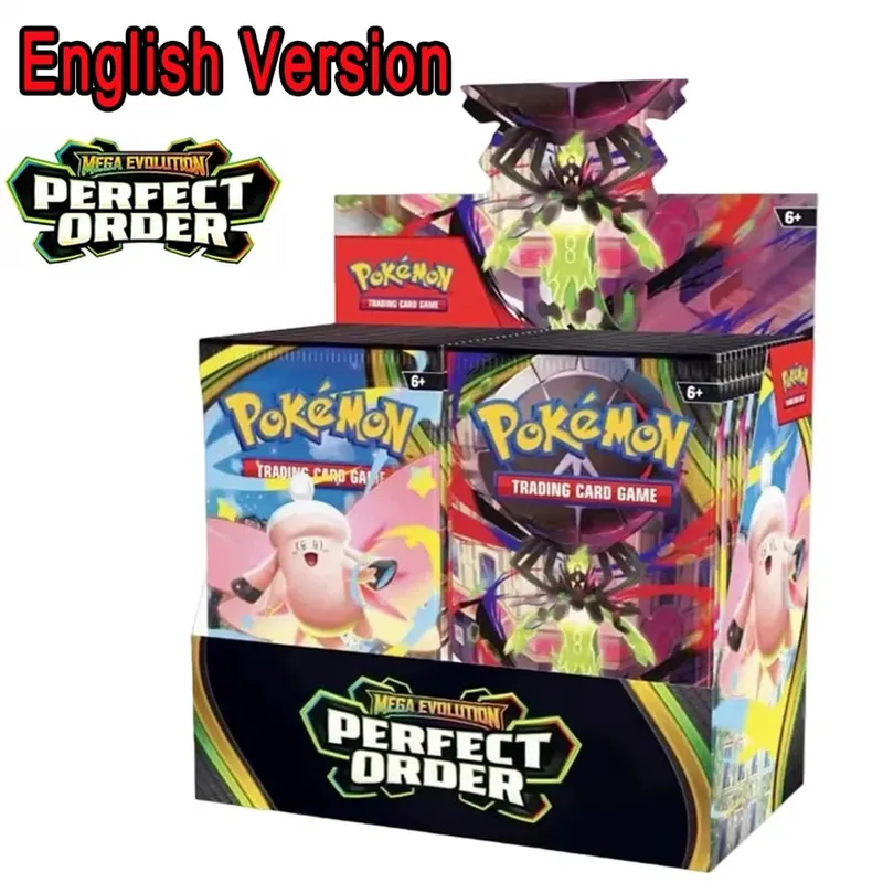 ** 360 unidades EnglishPokémonCards SunMoon Destinado PSrismatic Evolutions Scarlet Violet 151 PALDEAN Booster Battle Transaction Card