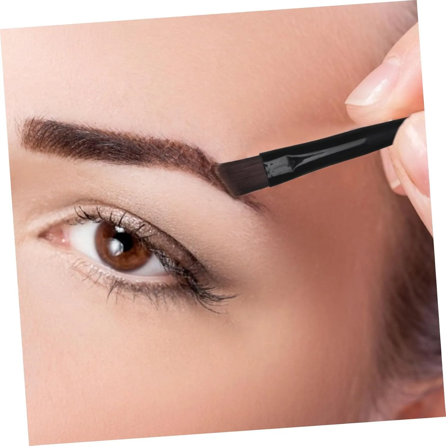 10 pçs/saco mini portátil dupla terminou escovas de sobrancelha prático sobrancelha corte pente e cílios ferramenta beleza para o casamento feminino — image 5