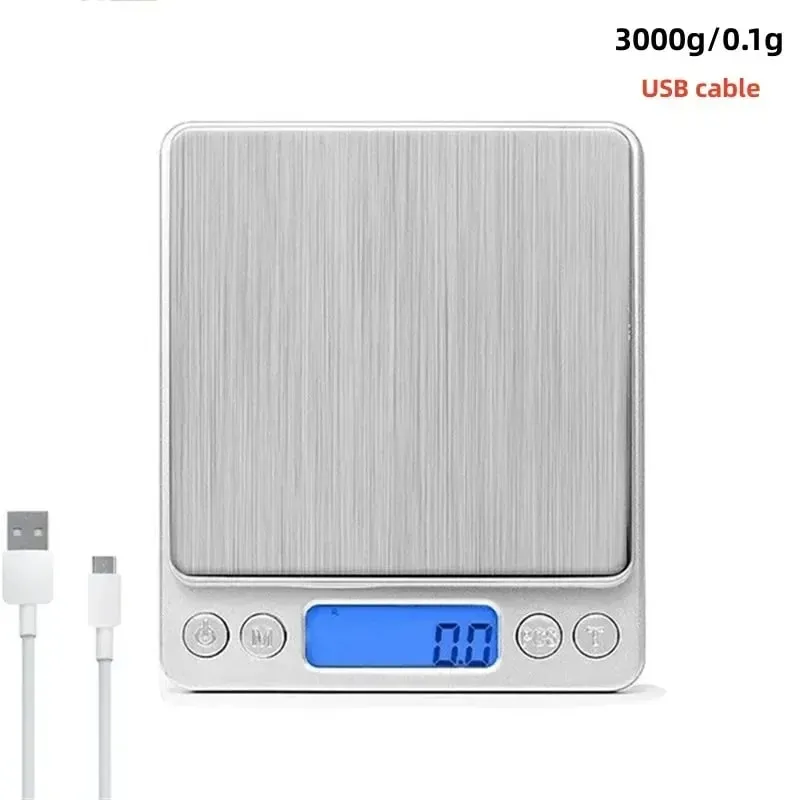 數位廚房秤廚房測量秤迷你袖珍精密珠寶電子天平烹飪重量黃金食品棒