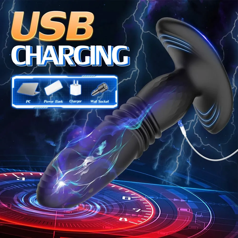 Plugue anal com controle remoto, vibrador telescópico, plugue anal, estimulador de masturbação, penetração vaginal, vibração anal, homens e mulheres