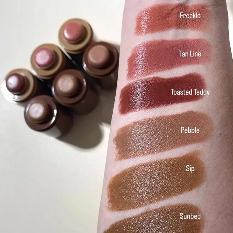 Nova chegada bolso bronze coutour vara rosto blush bochecha longa duração hidratante rosto iluminador blush bronzer escultura — image 5