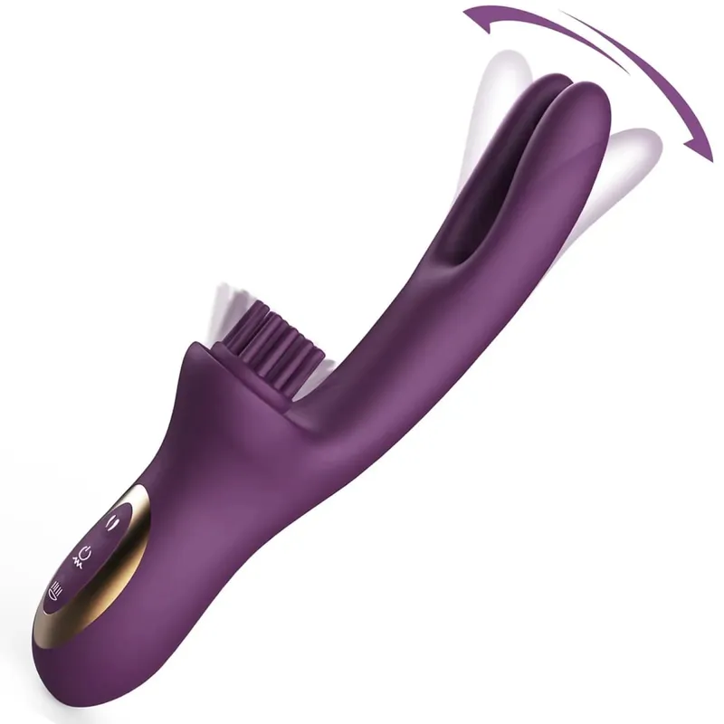 Vibrador de coelho 3 em 1, vibrador de cócegas no clitóris, brinquedos sexuais femininos de 10 vibrações para ponto g, estimulação do mamilo, masturbação