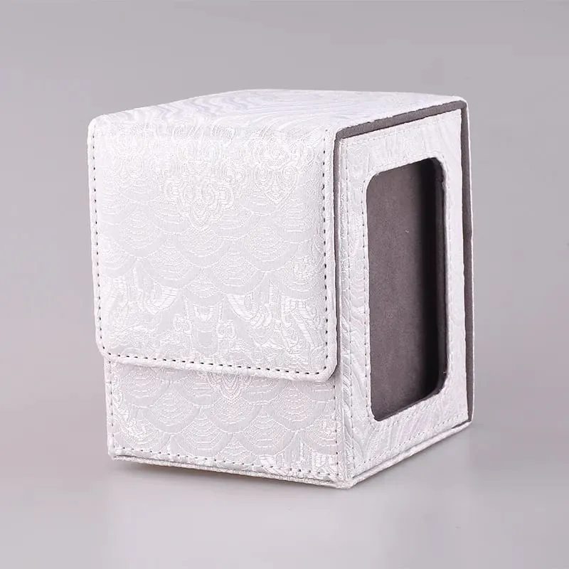 120+ Trading Card Deck Box With Display Window MTG PTCG TCG Board Games Collectible Card Cases YGO Magnetic Organiser Case Gift