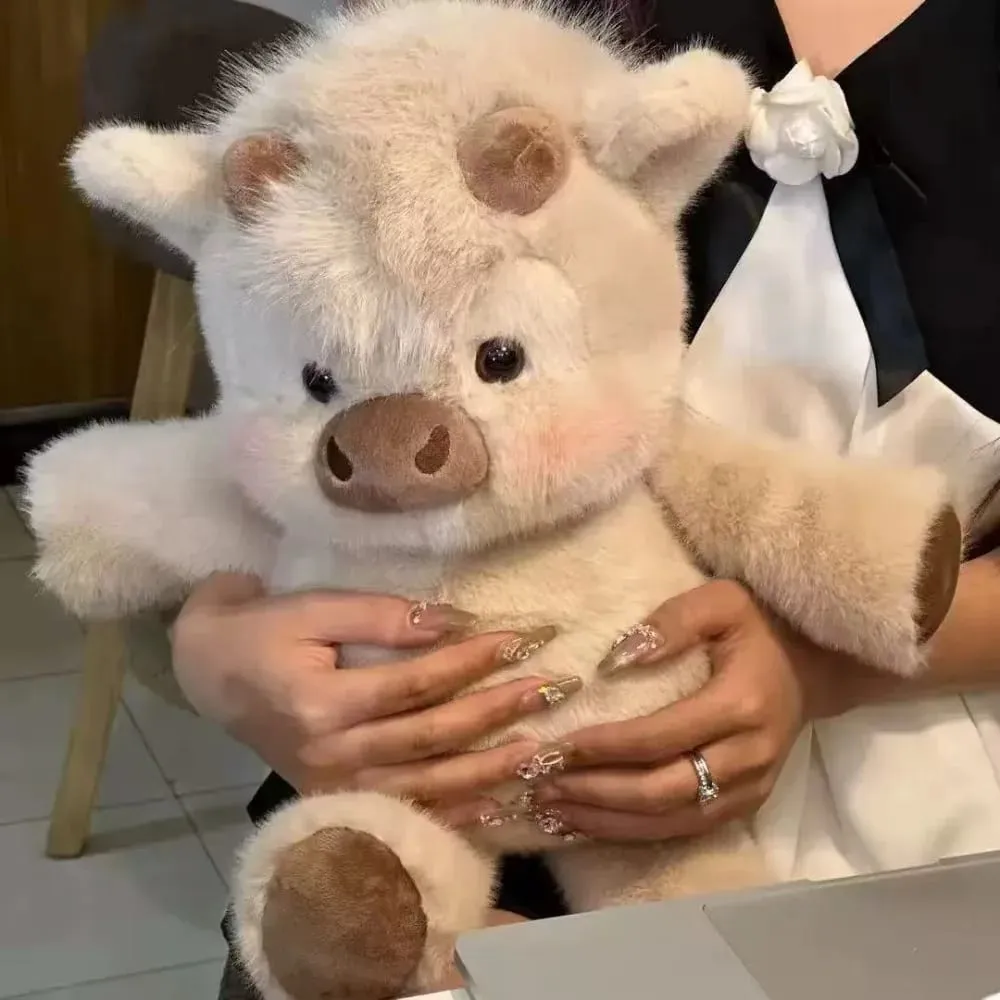 Creative Gift Soft Pig Stuffed Animal Plush Pillow Cute Emotional Support Stuffed Animals Plush 17.7inch Plush Toy