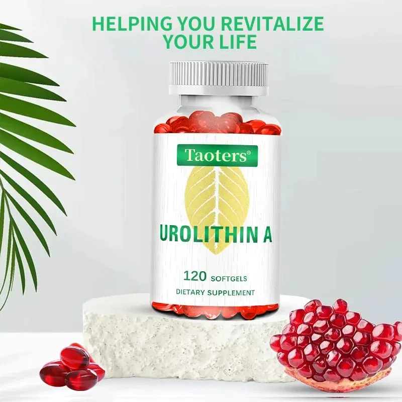 Suplemento Urolitina A 2000MG - para envelhecimento saudável, antioxidantes e suporte de energia celular - 30/60/120 cápsulas gelatinosas NÃO OGM