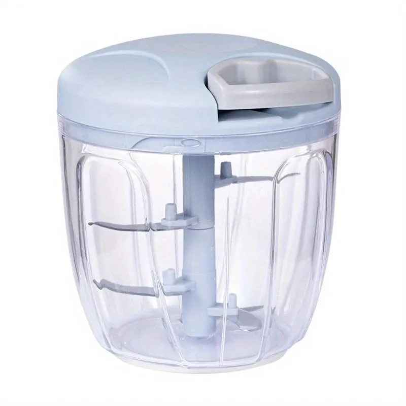 Cortador de mão picador de alho-corda de tração manual processador de alimentos picador de vegetais-para cebola gengibre frutas nozes máquina de lavar louça segura — image 11