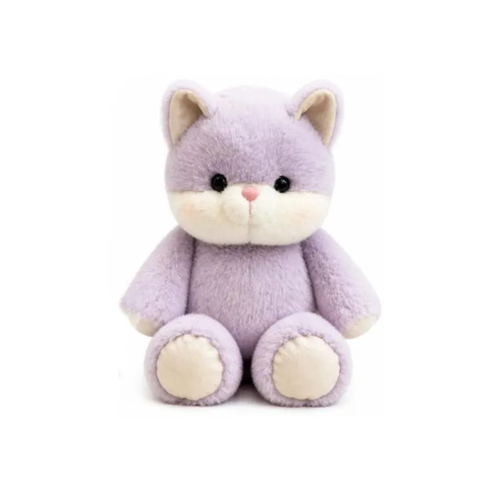 Presente criativo macio gato pelúcia animal travesseiro suporte emocional 17.7 polegada brinquedo de pelúcia gato padrão bonito animais de pelúcia pelúcia