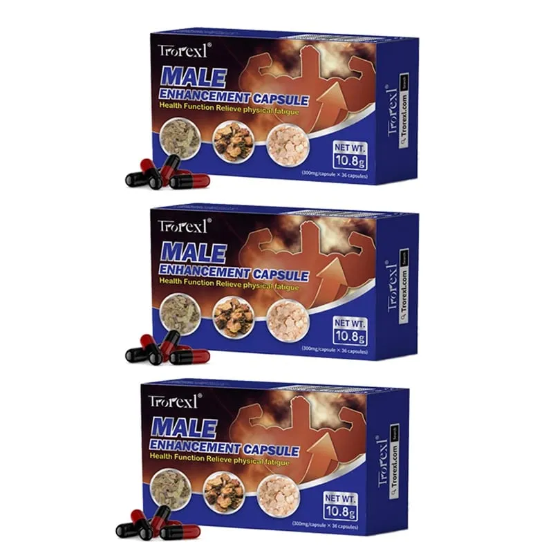 Extratos de ervas Epimedium suplementam cápsulas masculinas Max Performer Ginseng para resistência e resistência adultas mantêm a firmeza