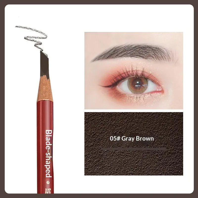 Lápis de sobrancelha de precisão Hard Core - Cria sobrancelhas selvagens naturais com efeito microblading à prova d'água e de longa duração