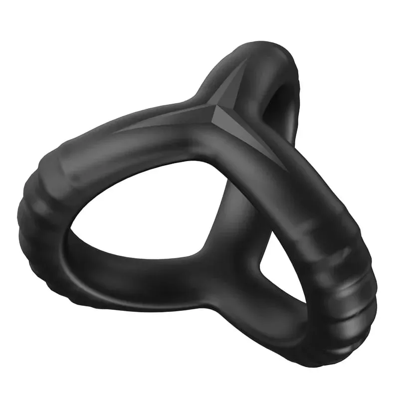 Anel peniano de silicone preto, anel reutilizável para retardar a ejaculação, bloqueio de sêmen, anel peniano, brinquedos sexuais para casais, sex shop