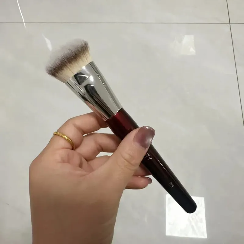 Pincéis de maquiagem para base com contornos, 1 peça, 101, base líquida, corretivo, pincel de maquiagem, cabo de madeira vermelha, ferramentas cosméticas 506 — image 18