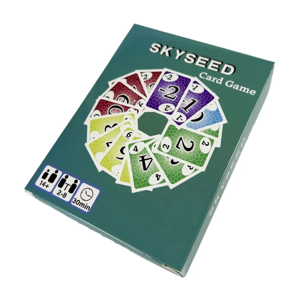 Skyseed 紙牌遊戲 150 張撲克牌桌遊甲板趣味動作版社交團體遊戲聖誕節和萬聖節禮物