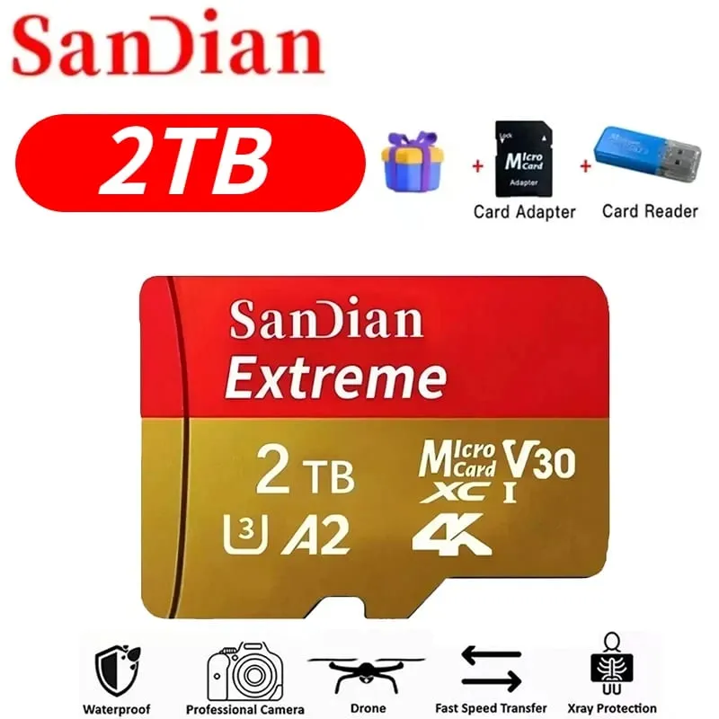 2026 Hot Sale Micro TF Card V30 Class10 High Capacity Flash Memory Card Multiple Sizes for Office Computer/Monitoring/Phones — image 11