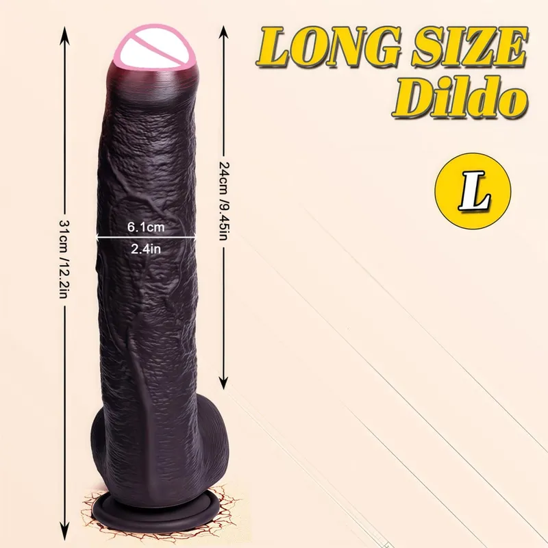 Spuer maior realista vibradores camada de silicone pênis com ventosa adulto brinquedos sexy para mulher homem vagina estimulador de massagem anal