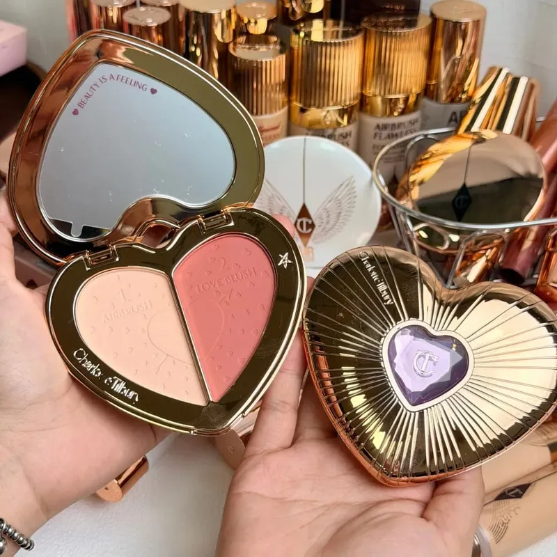 Charlotte Tilbury CT Blush Set Blush Liquid Blush Cushion Pen Two-color Highlights 4-Colors Blush Platte Makeup Cosmetic Beauty