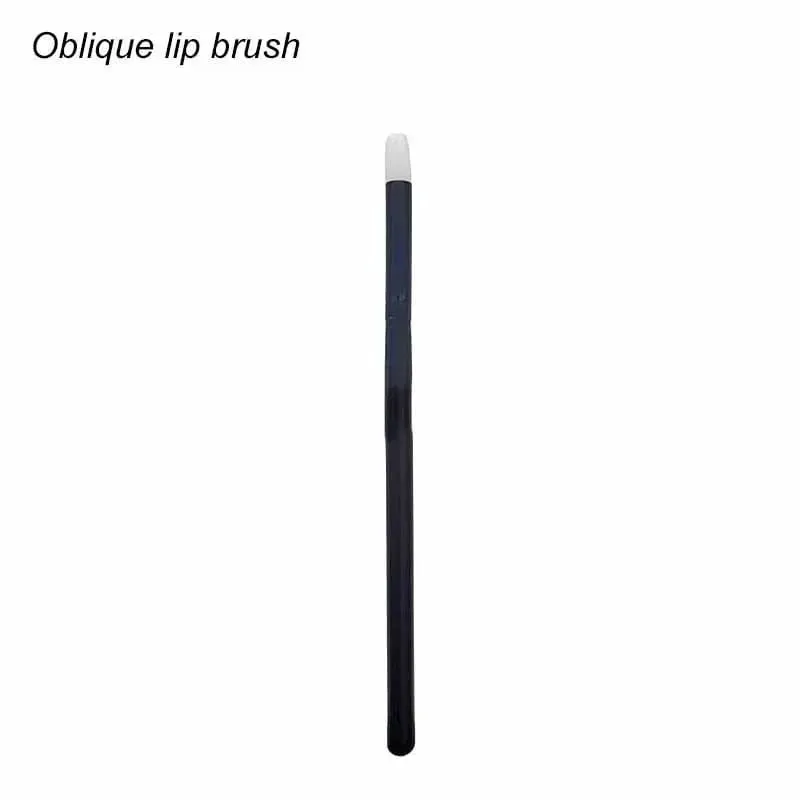 Brochas maquillaje silicone sombra lábio aplicador pincéis de maquiagem delineador lábio escova profissional sombra de olho ferramentas cosméticas
