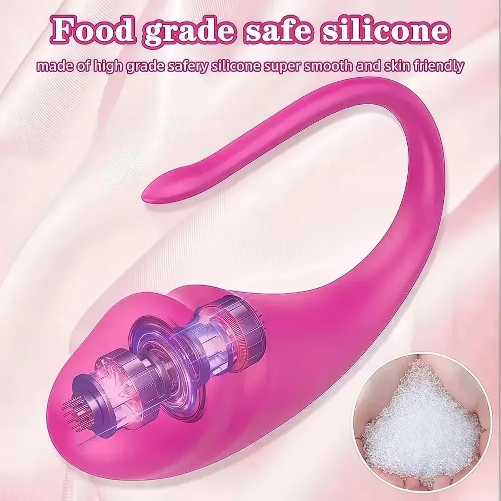 Poderoso wearable app controle ovo vibrador tipo u estimulador vaginal clitoriano para casais massagem g ponto brinquedo sexual para mulher 18 +