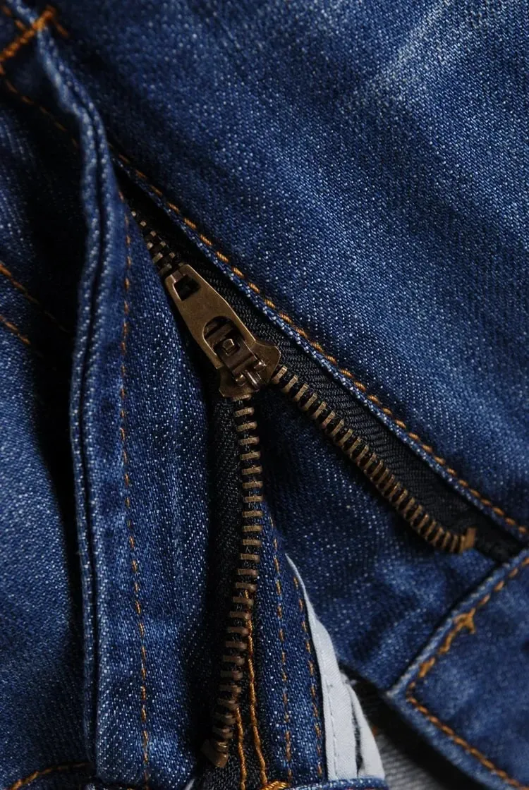 Denim queimado calças de brim dos homens boot corte denim calças confortáveis ​​ligeiramente magro clássico solto casual azul preto para masculino bootcut