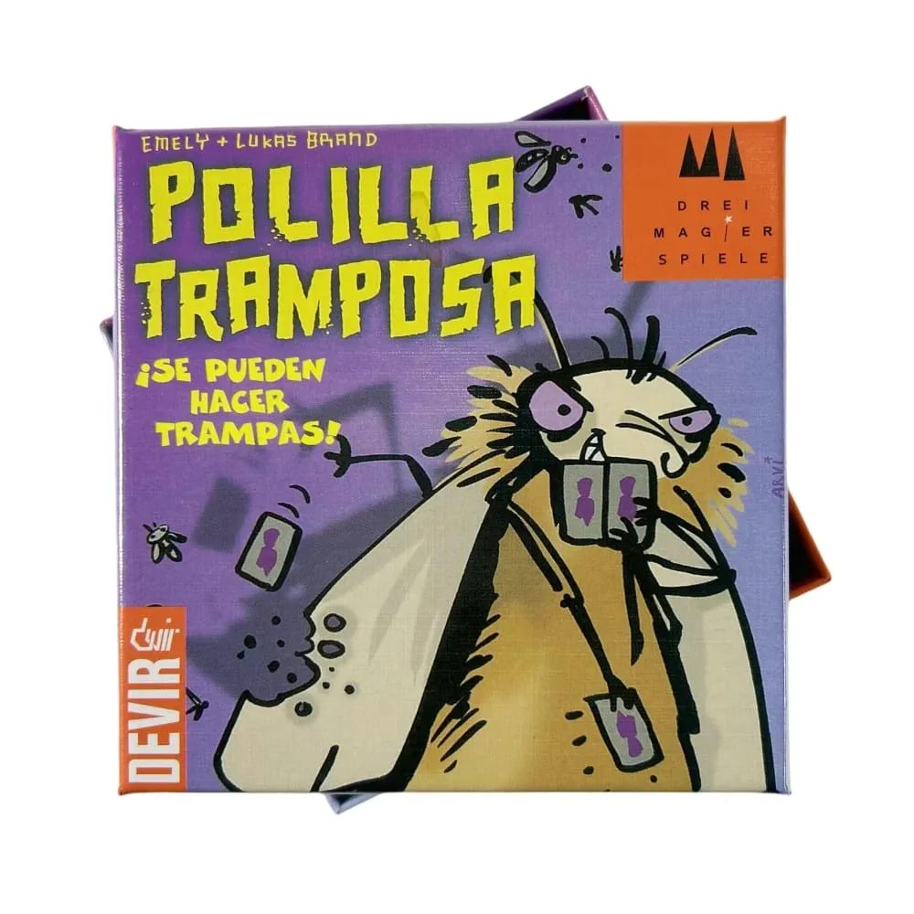 Espanhol mogel motte polilla cartas jogo de tabuleiro devir-jogo traça cheate/royal xiaoqiang trapaça cartas de traça