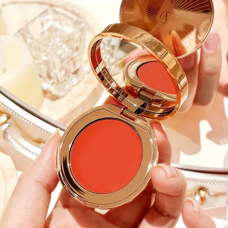 CT Lip Cheek Blush de uso duplo Creme de duas cores em pó à prova d'água Blush e destaques de duas cores Blush Cosméticos