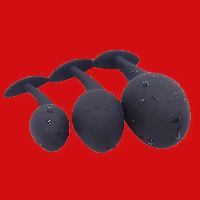 Dilatador anal de silicone, mas plugue anal em formato de girino, plugue anal, plug anal, contas de ânus, brinquedos sexuais de âncora, massagem de próstata