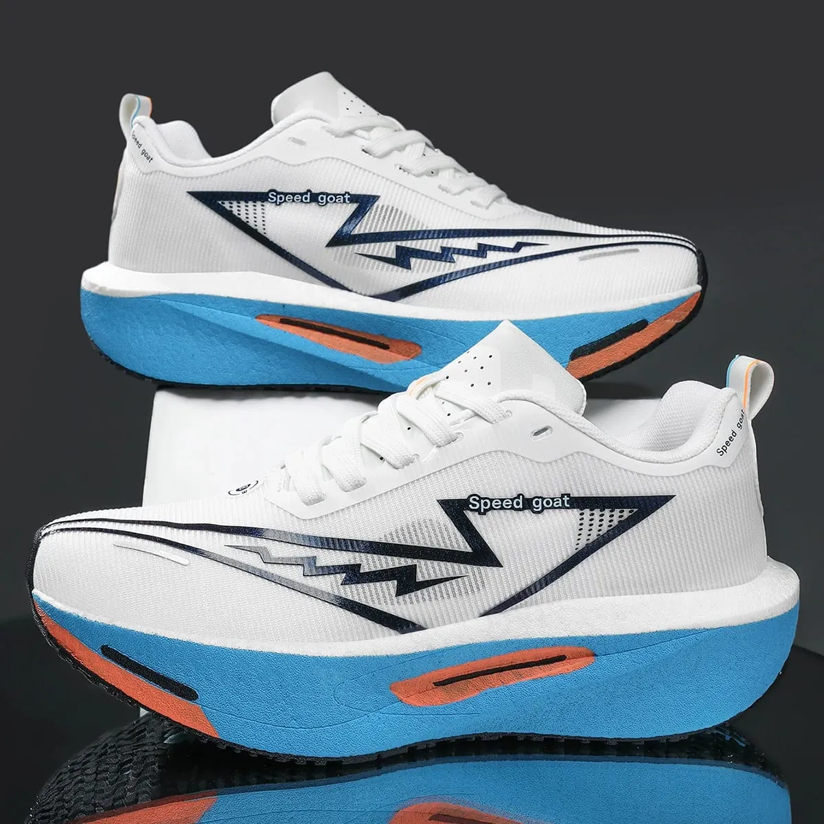 Novo quatro estações versátil antiderrapante tecnologia de absorção de choque placa de carbono esportes sapatos casuais tênis de corrida sapatos de fitness unise