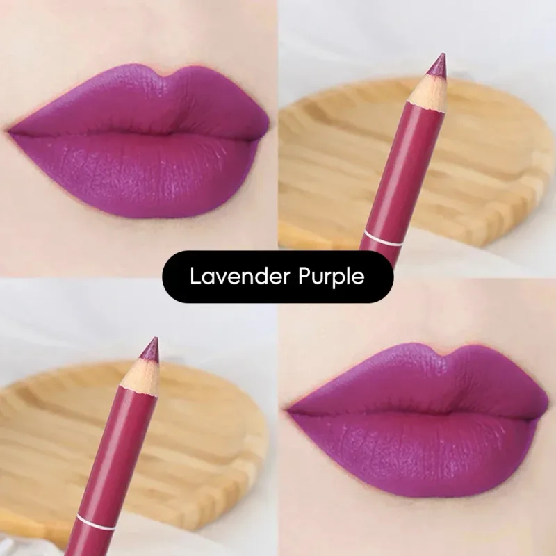 Waterproof Lip Liner Matte Nuede Red Long Lasting Makeup Pens Non-stick Cup Lipstick Women Party Makeup Lip Cosmetics