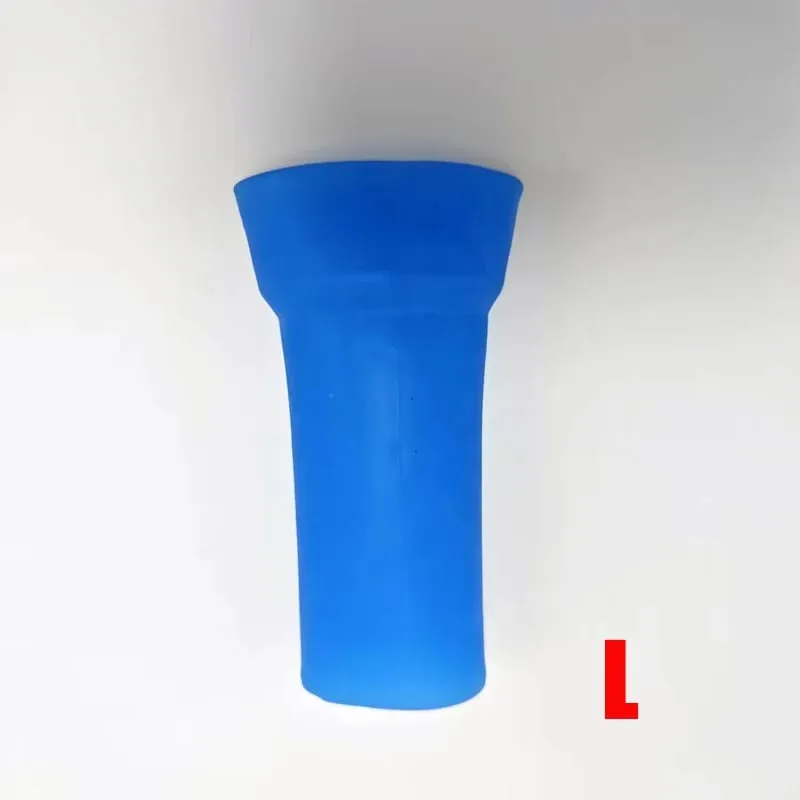 S/M/L Silicone Sleeve for Vacuum Cup Extender Penis Pump Penis Enlargement/Stretcher Replacement Accessories Sex Toy for Men 18+