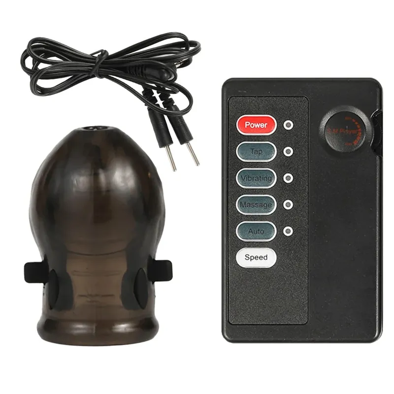 Electro Shock Penis Ring Electric Penis Enlarger Massage Penis Ring Adult Themed Toys Electrocal Stimulate Sex Toys For Men
