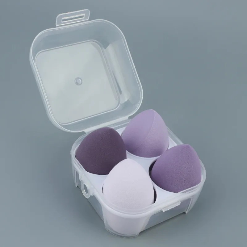 4/8 pçs cosméticos puff maquiagem esponja liquidificador beleza ovo macio fundação esponjas pó puff feminino compõem acessórios ferramentas de beleza