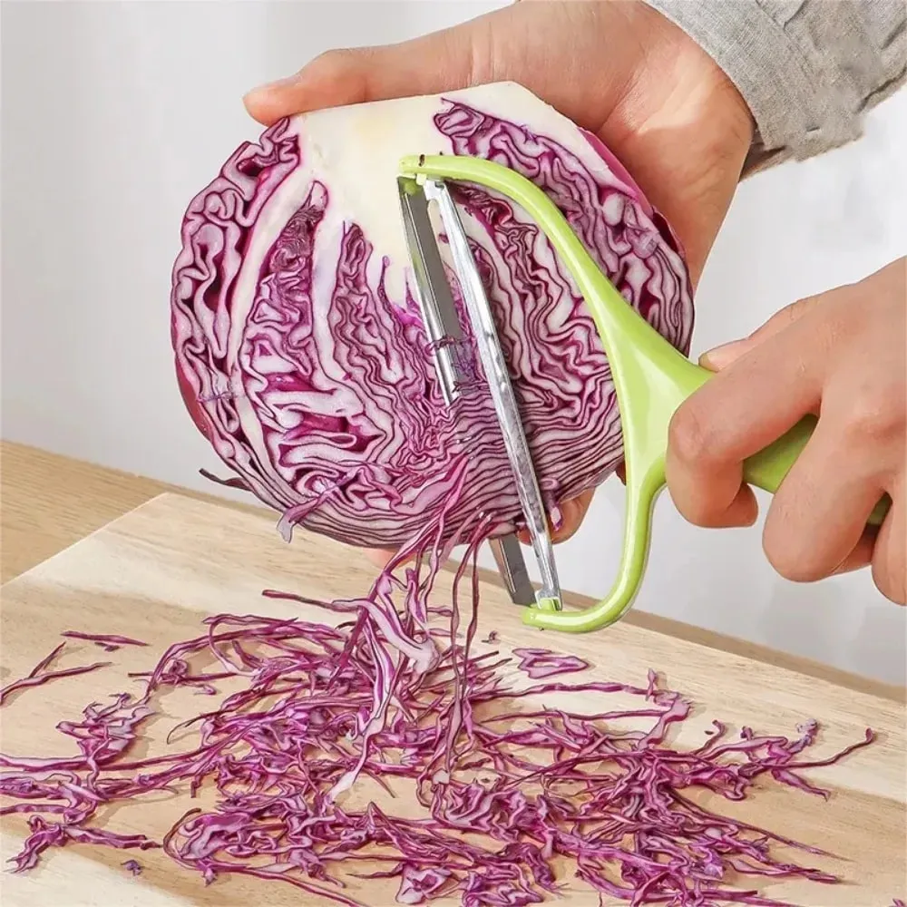 1/2/3PCS Cabbage Shredder Stainless Steel Vegetable Peeler Cutter Wide Mouth Fruit Salad Potato Graters Cooking Kitchen Gadgets