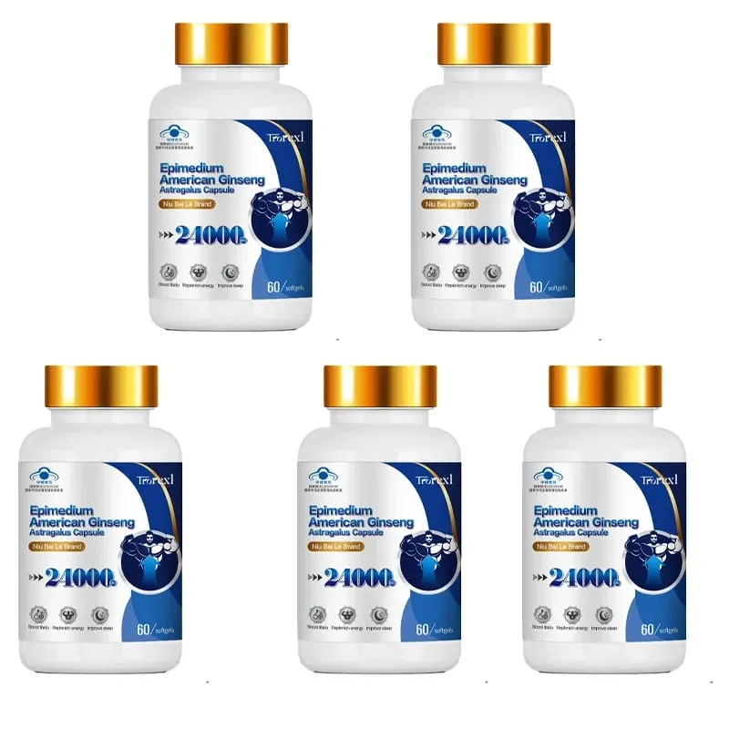 Suplemento de força extra com extrato de epimedium e panax ginseng Suplemento masculino que melhora os níveis de energia masculina — image 11
